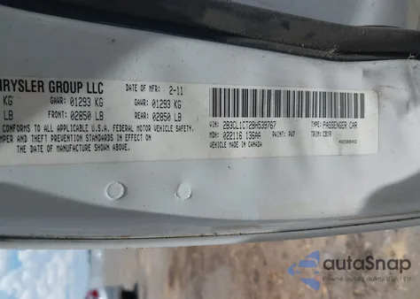 2011 Dodge Charger Police from USA, damaged, VIN 2B3CL1CT2BH539767